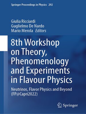 cover image of 8th Workshop on Theory, Phenomenology and Experiments in Flavour Physics